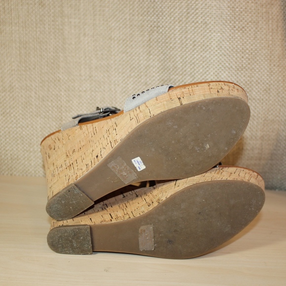 American Eagle Outfitters Cork Wedge Sandals, 9 - Picture 8 of 8